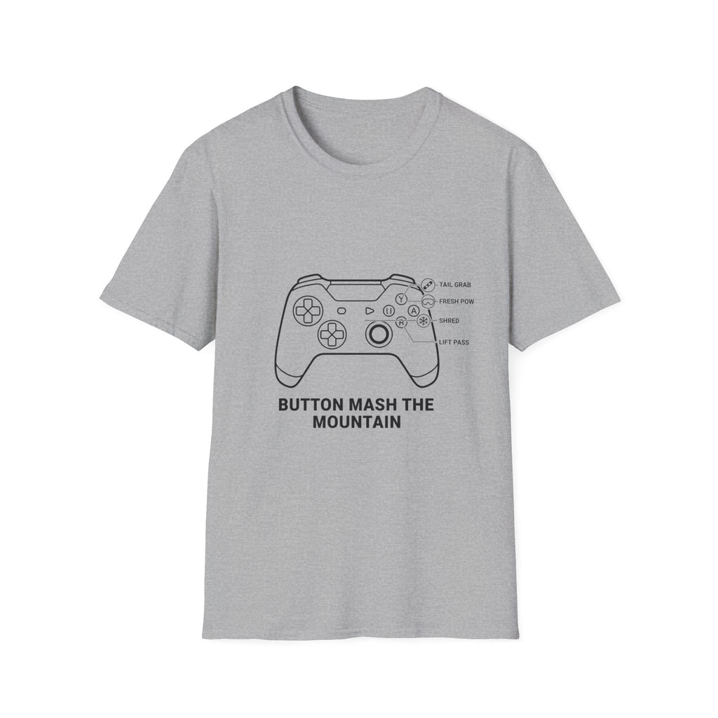 Button Mash The Mountain T-Shirt
