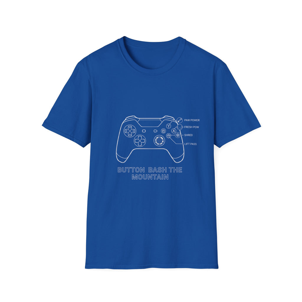 Button Mash The Mountain T-Shirt