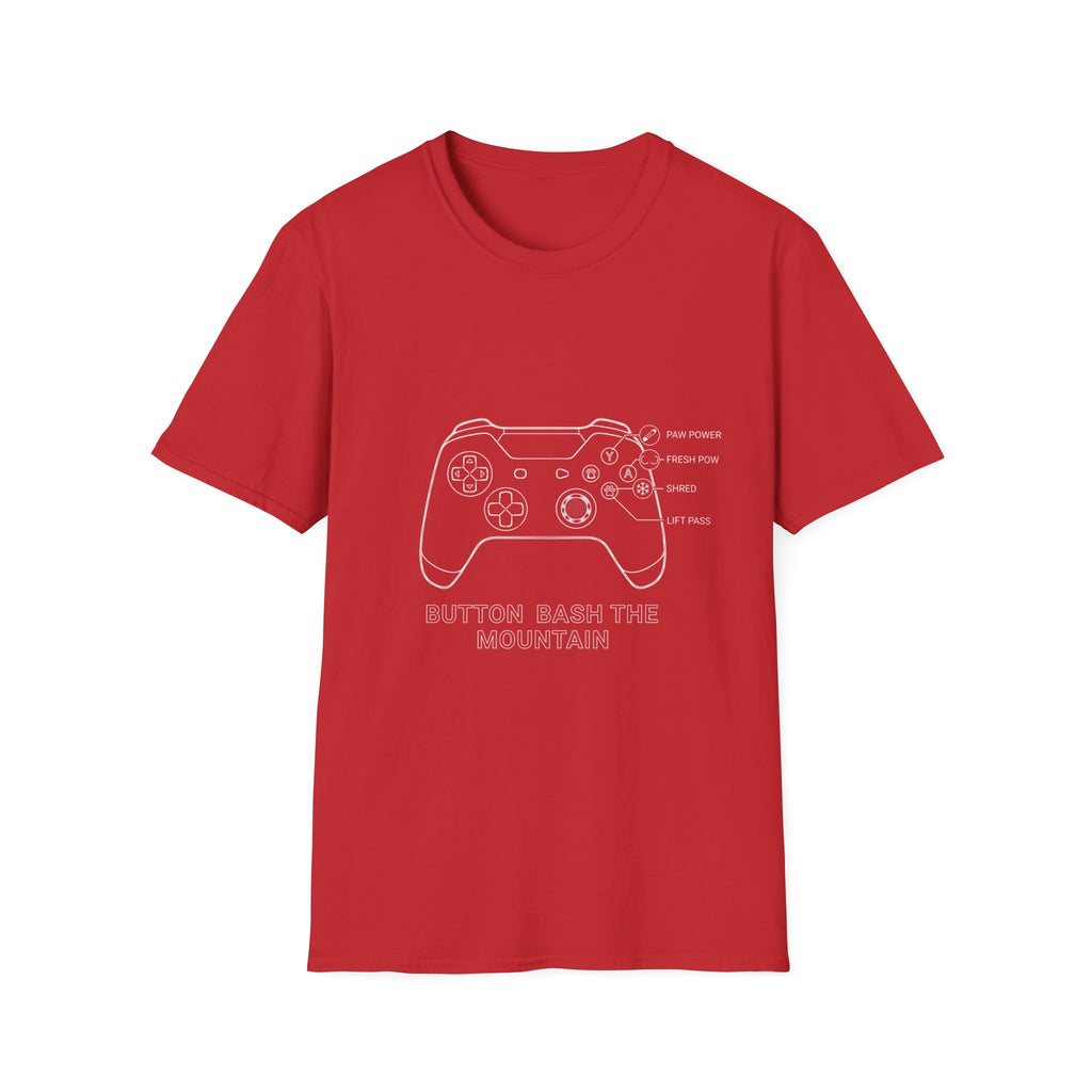 Button Mash The Mountain T-Shirt