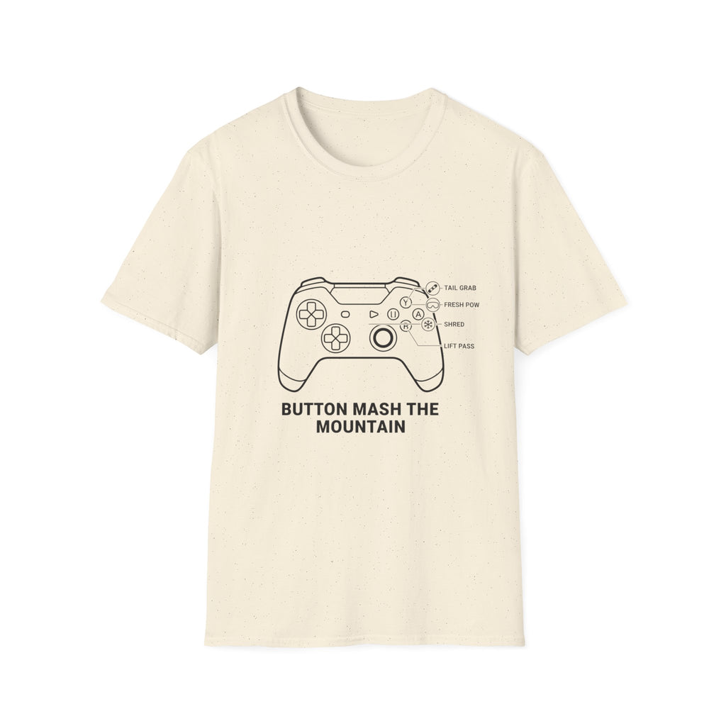 Button Mash The Mountain T-Shirt
