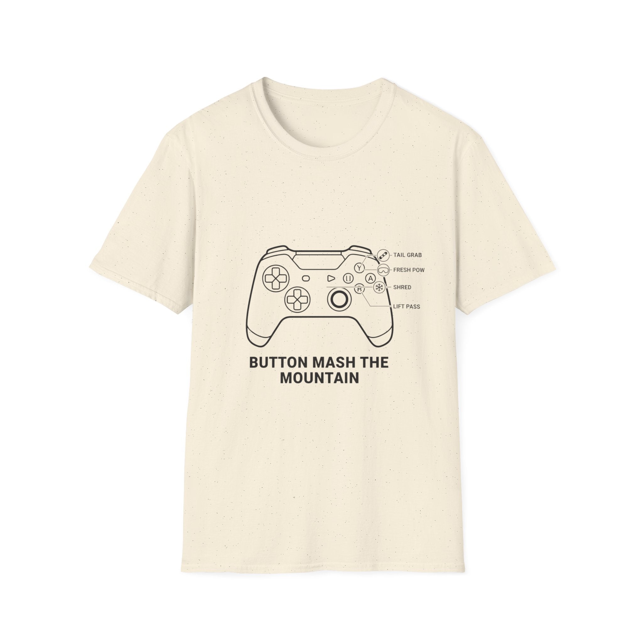 Button Mash The Mountain T-Shirt
