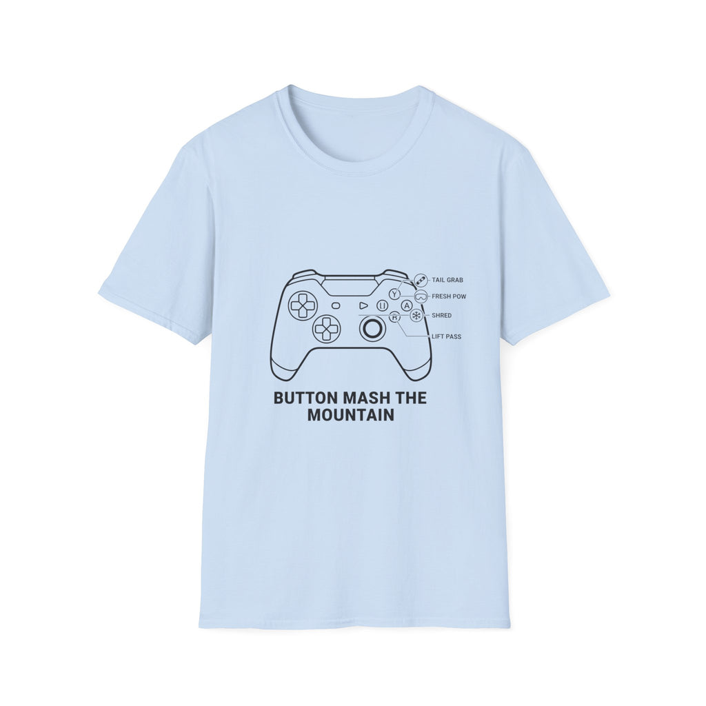 Button Mash The Mountain T-Shirt