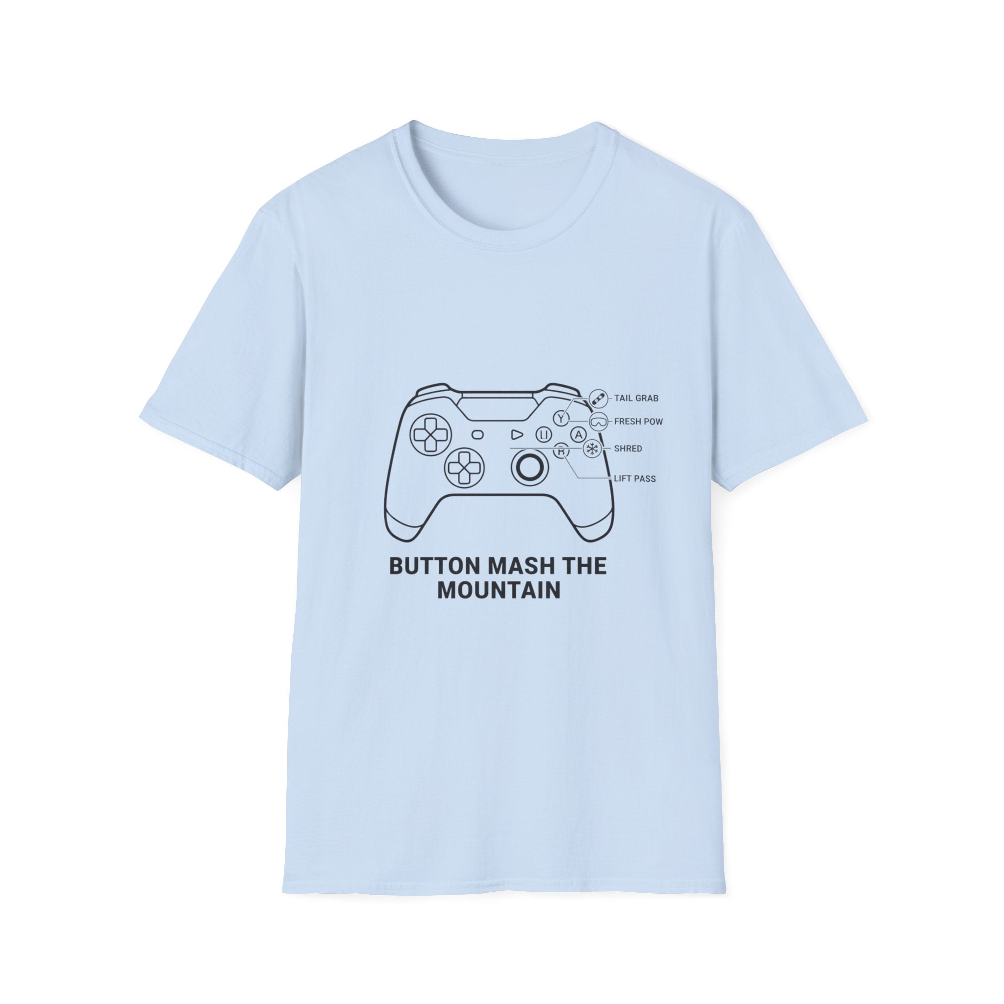 Button Mash The Mountain T-Shirt